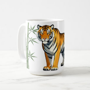 Caneca De Café Presente de Tigre de Desenho Animado Amante de Tig
