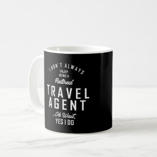 Caneca De Café Presente de Título de Trabalho do Agente viagem