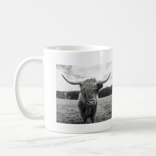 Caneca De Café Presente de vaca escocês em Highland da Escócia (Esquerda)