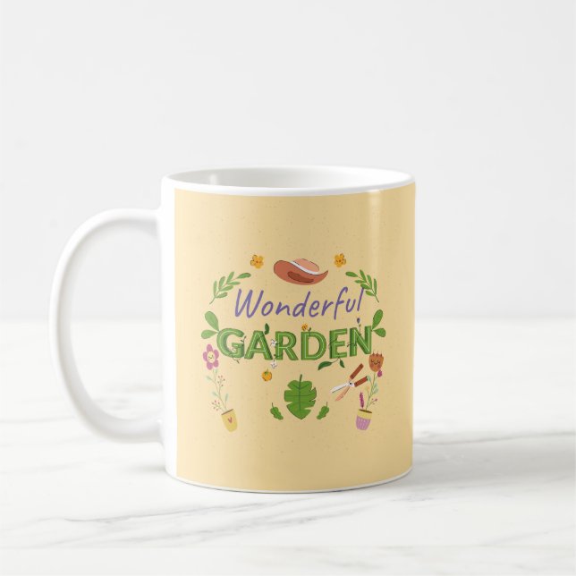 Caneca De Café Presente de vegetação engraçada para jardineiras f (Esquerda)