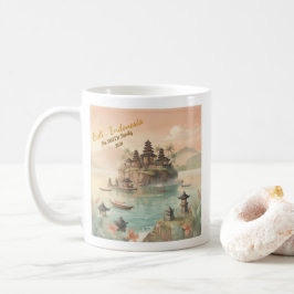 Caneca De Café Presente de Viagem Familiar Personalizado Bali Ind