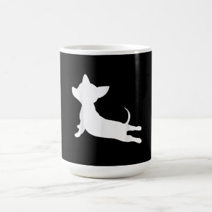 Caneca De Café presente de yoga chiweenie, chihuahua dachshund