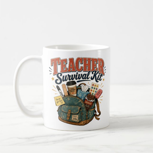 Caneca De Café Presente Divertido de Apreciação para Professores (Esquerda)