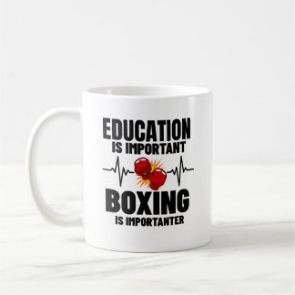 Caneca De Café Presente Divertido de Boxe para Boxeador e Treinad
