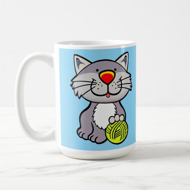 Caneca De Café Presente Divertido de Desenho Animado para Amantes (Esquerda)
