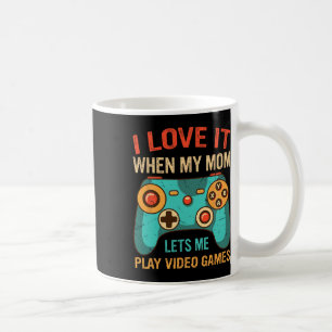 Caneca De Café Presente Divertido de Jogo para Rapazes Console Jo