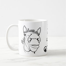 Caneca De Café Presente Divertido para Amantes de Cavalos, Brinca