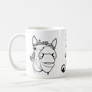 Caneca De Café Presente Divertido para Amantes de Cavalos, Brinca