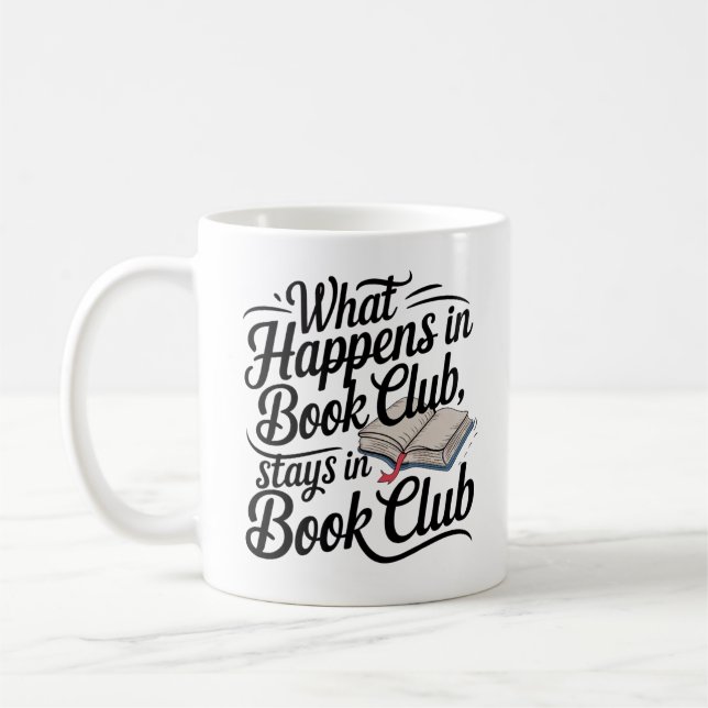 Caneca De Café Presente Divertido para Amantes de Livros (Esquerda)