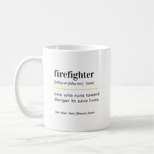 Caneca de Café Presente Divertido para Bombeiro