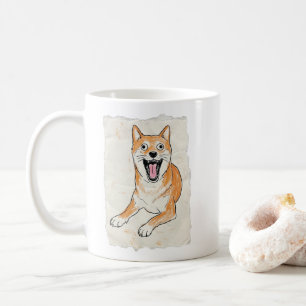 Caneca De Café Presente Divertido para Colegas de Trabalho - Shib