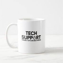 Caneca De Café Presente Divertido para Profissional de Suporte Té
