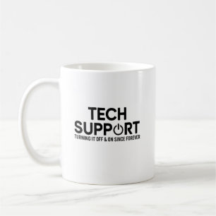 Caneca De Café Presente Divertido para Profissional de Suporte Té