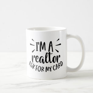Caneca De Café Presente do Agente Imobiliário Funny House Broker