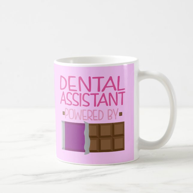 Caneca De Café Presente do chocolate do assistente dental para (Direita)