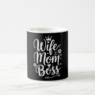Caneca De Café Presente do Dia das Mães para Esposa Mãe Chefe Fof