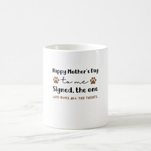 Caneca De Café Presente do Dia das Mães para Mãe de Cachorro Feli (Centro)