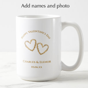 Caneca De Café Presente do Dia dos Namorados com Foto Personaliza
