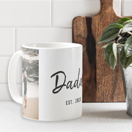 Caneca De Café Presente do Dia dos Pais com Roteiro Moderno Foto
