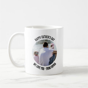 Caneca De Café Presente do Dia dos Pais para Ele, Foto Personaliz