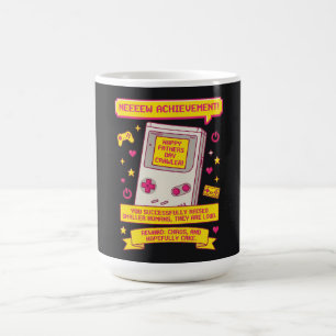 Caneca De Café Presente do Dia dos Pais para o Pai Gamer Retrô No