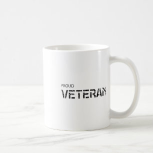 Caneca De Café Presente do Exército Militar de Guerra Veterana