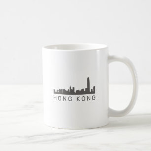 Caneca De Café Presente do HK Skyline em Hong Kong