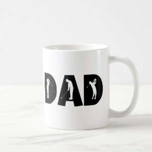 Caneca De Café Presente do pai do golfe