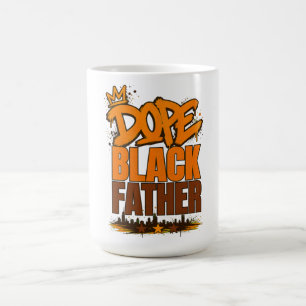 Caneca De Café Presente do Pai Preto Incrível Arte de Rua Urbana