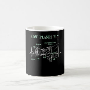 Caneca De Café Presente do Piloto de Engenheiro Aeroespacial Engr