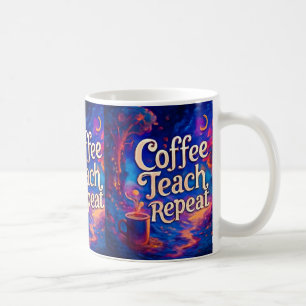 Caneca De Café Presente do professor de Wrap de Café Repetir Mug 