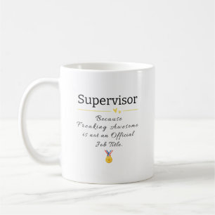 Caneca De Café Presente do Supervisor - Cotação de Apreciação de