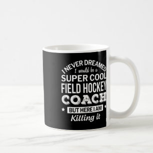 Caneca De Café Presente do treinador de hóquei em campo