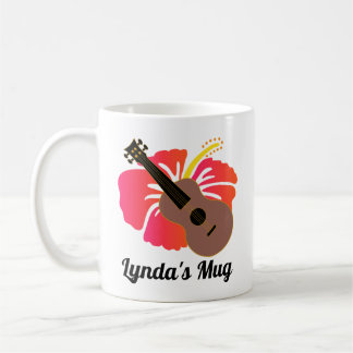 Caneca De Café Presente do Ukulele Hawaiian Music Lover
