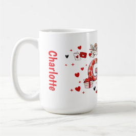 Caneca De Café Presente doce do dia dos namorados para avó