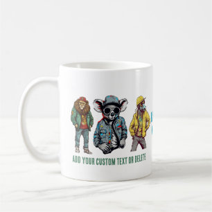 Caneca De Café Presente Elegante Café Animal Legal