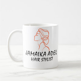 Caneca De Café Presente Elegante para Profissionais de Beleza e S