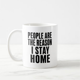 Caneca De Café Presente Engraçado Anti Social