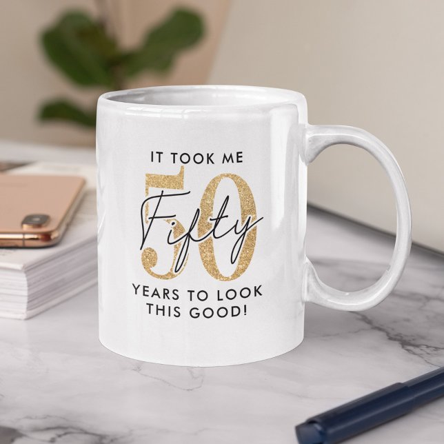 Caneca De Café Presente engraçado de 50º aniversário (Criador carregado)