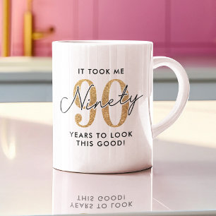 Caneca De Café Presente engraçado de 90º aniversário