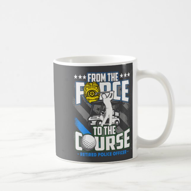 Caneca De Café Presente engraçado de aposentadoria de golfe para  (Direita)