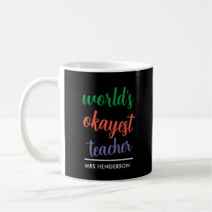 Caneca De Café Presente engraçado de apreciação para professor