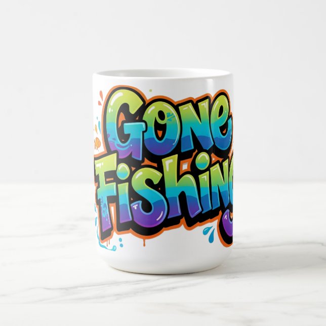 Caneca De Café Presente Engraçado de Arco-Íris de Desenho Animado (Centro)
