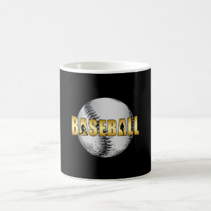 Caneca De Café Presente Engraçado de Bat Baseball Pitcher Esporti