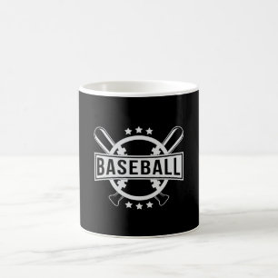 Caneca De Café Presente Engraçado de Bat Pitcher com Baseball Spo