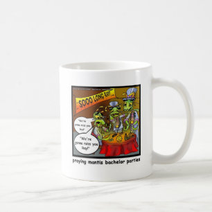 Caneca De Café Presente Engraçado de Despedida de Solteiro Louva-