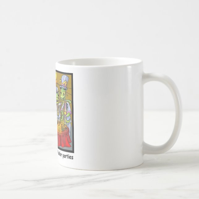 Caneca De Café Presente Engraçado de Despedida de Solteiro Louva- (Direita)