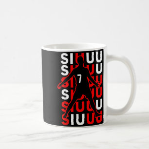 Caneca De Café Presente engraçado de futebol Siuuuu para fã de am