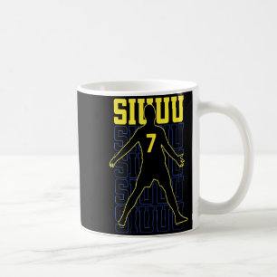Caneca De Café Presente engraçado de futebol Siuuuu para fãs de f