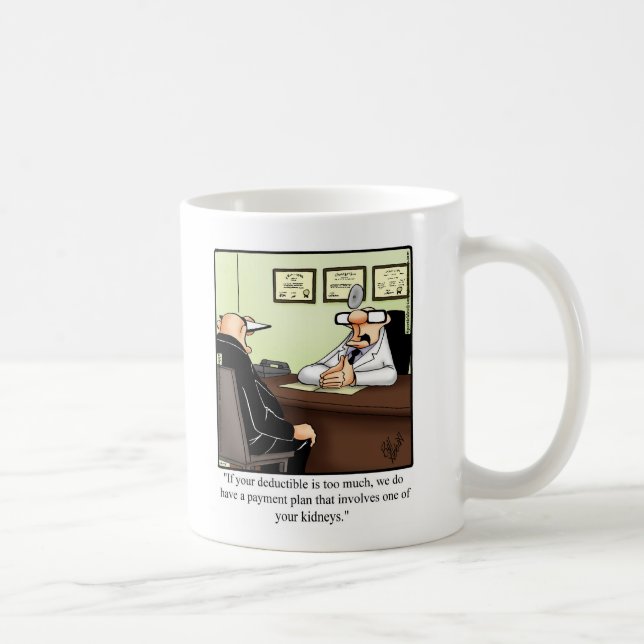 Caneca De Café Presente Engraçado de Humor Mug (Direita)